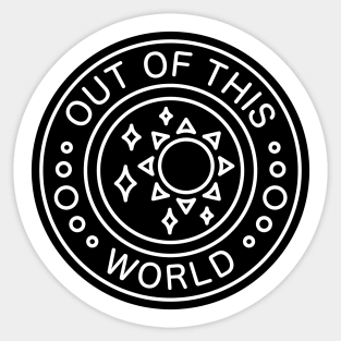 Out Of This World [Sun] Sticker